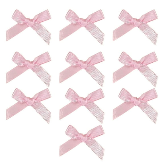 Handmade Satin Bows - 10pcs, 6 Colors, Reusable Ties - for Gift Wrapping, Crafts, Party Decor