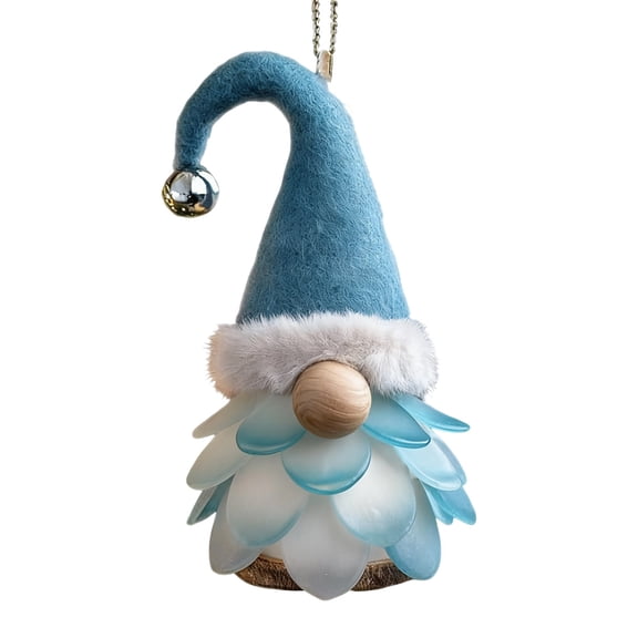 Handmade Sea Glass Ornament Unique 3D Pendant Decoration for Christmas Party Holiday Ideal for Ocean Lovers and Collectors