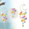 thumbnail image 1 of Handmade Seashell Wind Chimes Outdoor, Unique Moon Shell Hanging Chime for Garden Patio Decor, 1 of 7