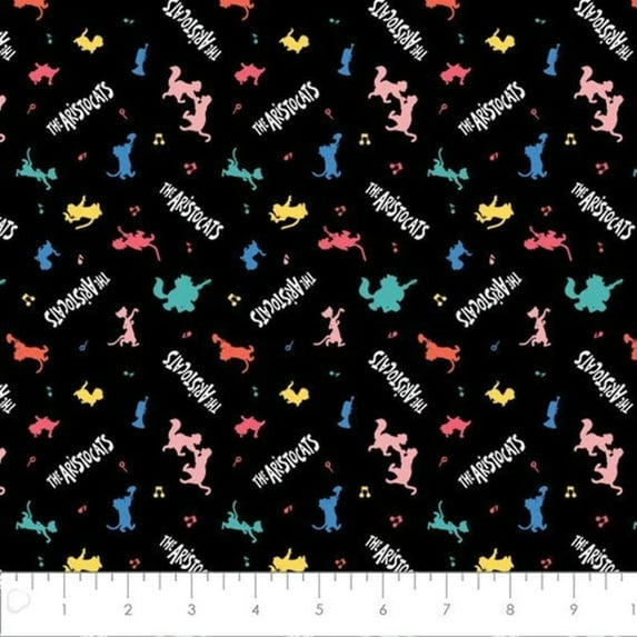 Handmade Sheets or Pillow Cover Disney Aristocats All That Jazz Black