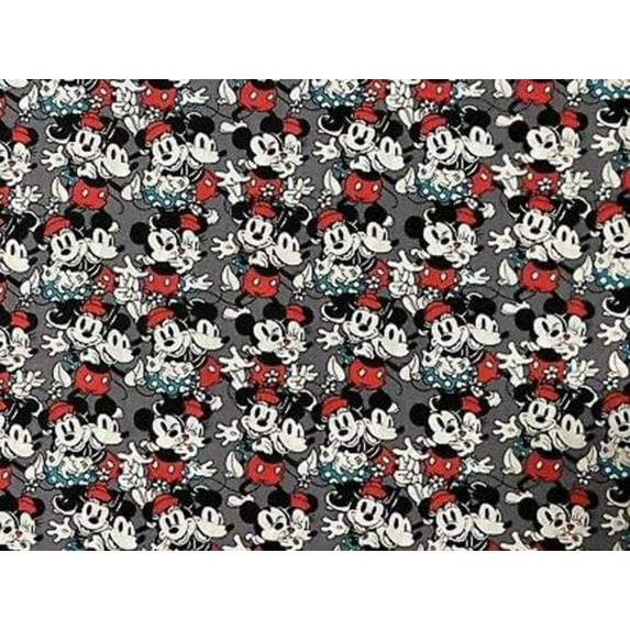 Handmade Sheets or Pillow Cover Disney Mickey Mouse Vintage Love