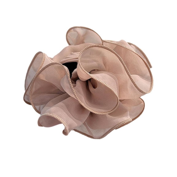 Handmade Silk Flower Hair Clip Mesh Wedding Party Flower Clips Q AU G5D2