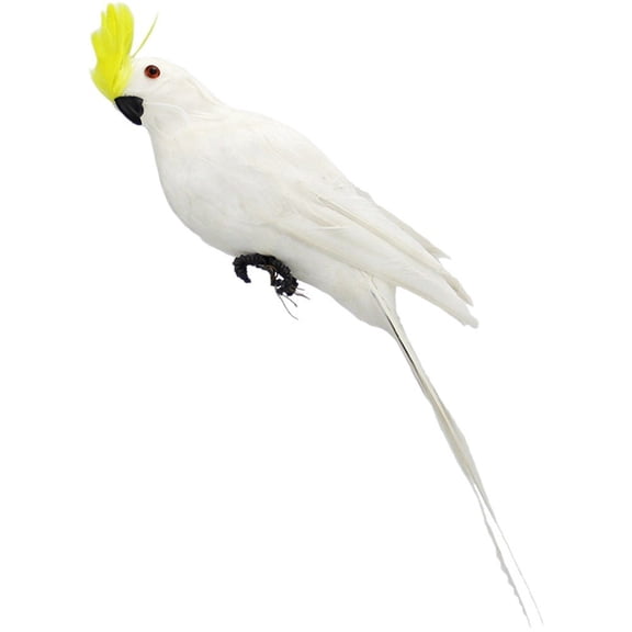 Handmade Simulation Parrot Artificial Bird Decoration Macaw Parrot Model Animal Model Ornaments Parrot Model Toy Fake Parrot for Home Ornaments