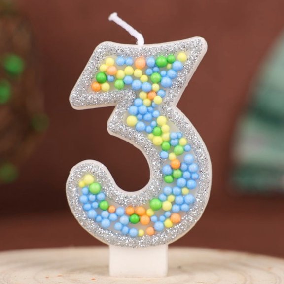 Handmade Small Ball Birthday Candles 0-9 | Creative and Fun Party Decorations for All Ages