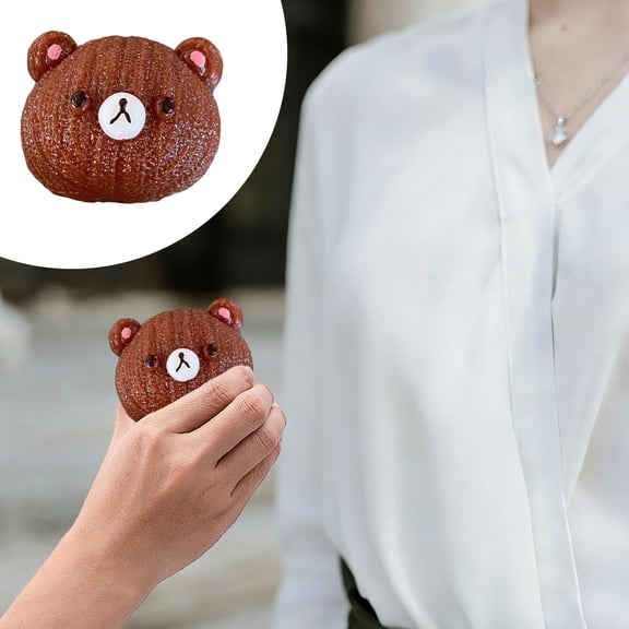 Handmade Soft Silicone Pig Stress Reliever, Adorable Squeeze Stress Reliever For Adults, Quiet Portable Stress Reliever For Desk Or Home