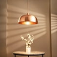 thumbnail image 1 of Handmade Hammered Copper Green Patina Pendant Light – Rustic Farmhouse Ceiling Fixture for Kitchen Island, Dining Room & Living Space, Office and Bar | Vintage Hanging Light with Mounting Set, 1 of 8