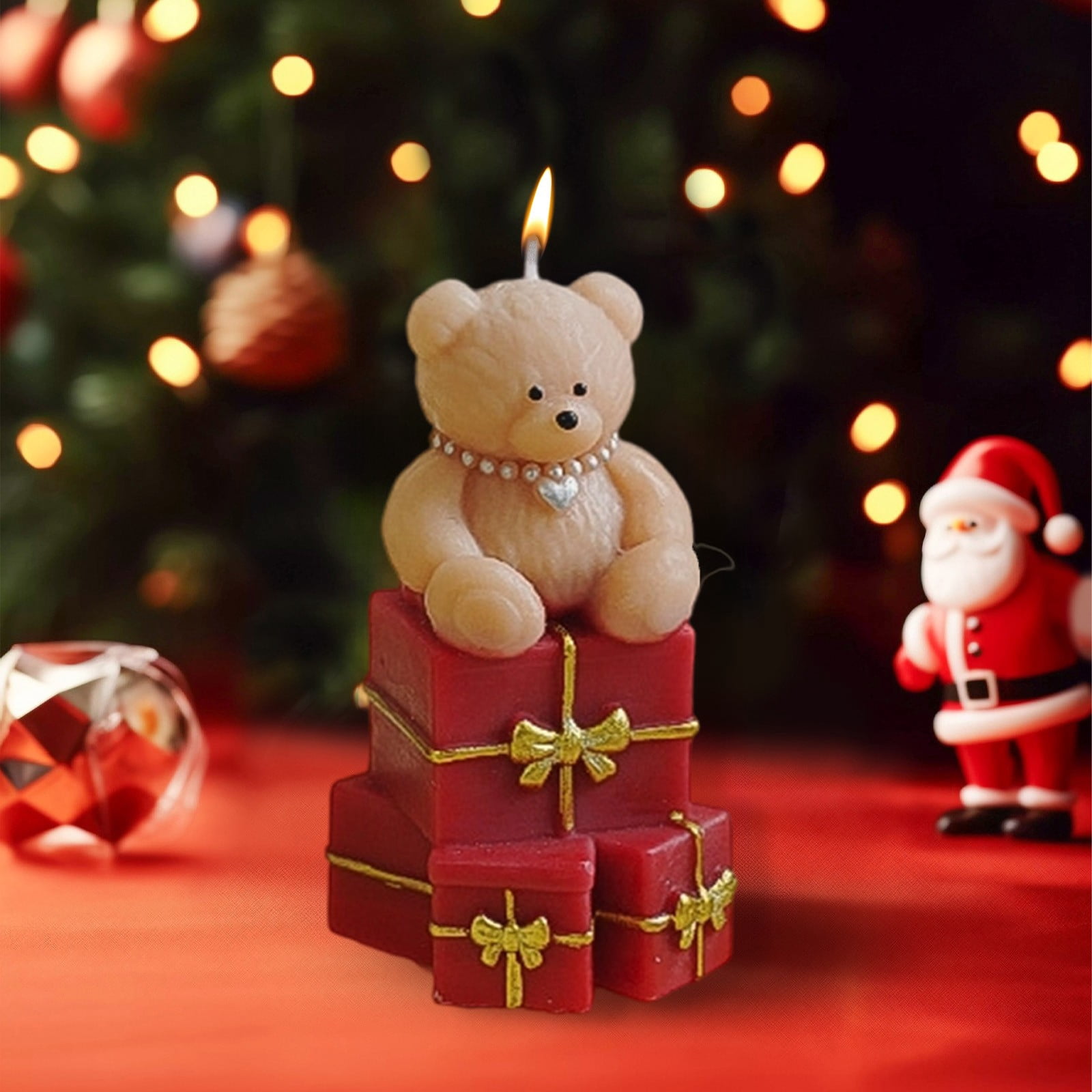 Handmade Soy Wax Christmas Candle Holiday Decorations Gift Set for Home ...
