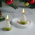 thumbnail image 1 of Handmade Soy Wax Christmas Candles Set of 2 - Christmas Tree Candles for Holiday Home Decor, Long-Lasting Burning Natural Scented Candles for Fireplace Mantel, Dining Table, Gift Giving, 1 of 7