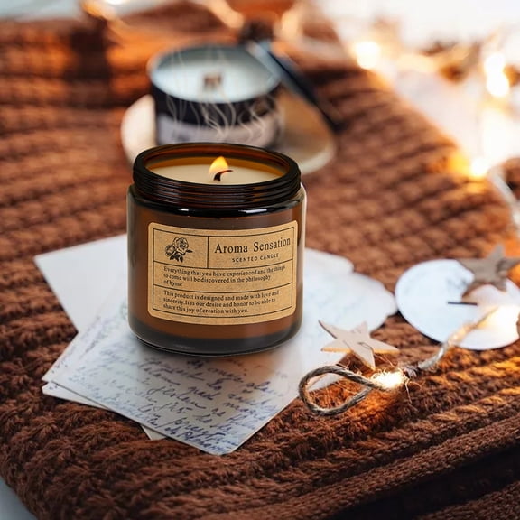 Handmade Soybean Wax Small Tea Aromatic Candle With Hand Home Aromatherapy Candle