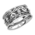thumbnail image 1 of Handmade Spinner Anxiety Ring for Women 925 Sterling Silver Statement Jewelry Stress Relief Women for Her Size 9 Birthday Christmas Gifts, 1 of 6