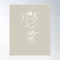 thumbnail image 1 of Handmade Spring Line Art Flower, Soft Blue, Green, Pink, Boho Style, Botanical 2 Poster Wall Art, Modern Wall Decor For Living Room Bedroom, 24x36 UNFRAMED, 1 of 3