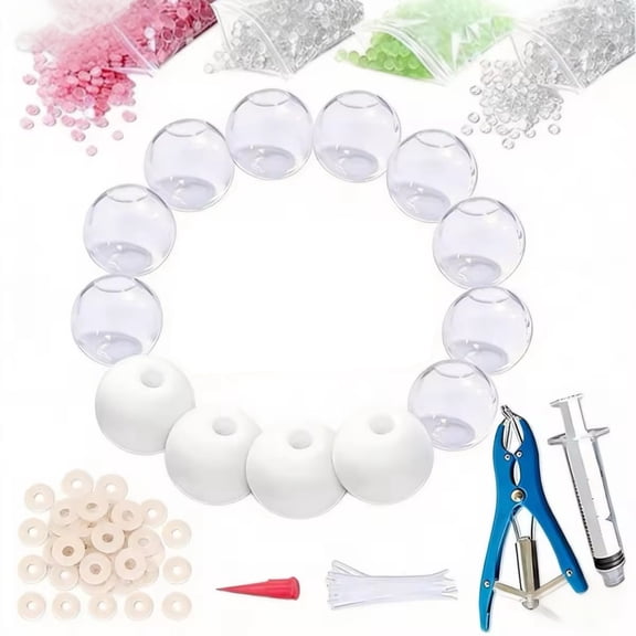 Handmade Squishy Kit, Empty Ball Covers with Expander and Vacuum Tool, All-in-One Craft Making Supplies