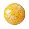 thumbnail image 1 of Handmade Squishy Stress Ball with Mango and Rice Bead Filling, 1-Pack, Yellow Transparent Christmas Design, for Relaxation Relief, Squeeze Toy, 1 of 4