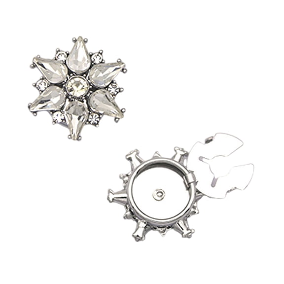 Handmade Star Sewing Patches Exquisites Rhinestones Embellishments Buttons for Garment Decoration and Repair Patches