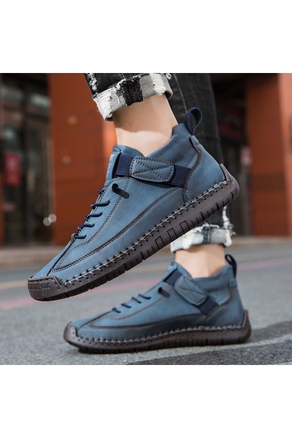 Handmade Stitched Flat Shoes, Flexible Soft Sole Comfortable Loafers, Everyday Casual Walking Shoes, Lightweight Breathable Ons, Durable Women's Footwear