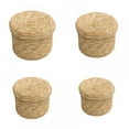thumbnail image 1 of Handmade Straw Woven Snack Storage Box Desktop Storage Basket With Lid Sundries Organizer Rattan Flower Basket, 1 of 6