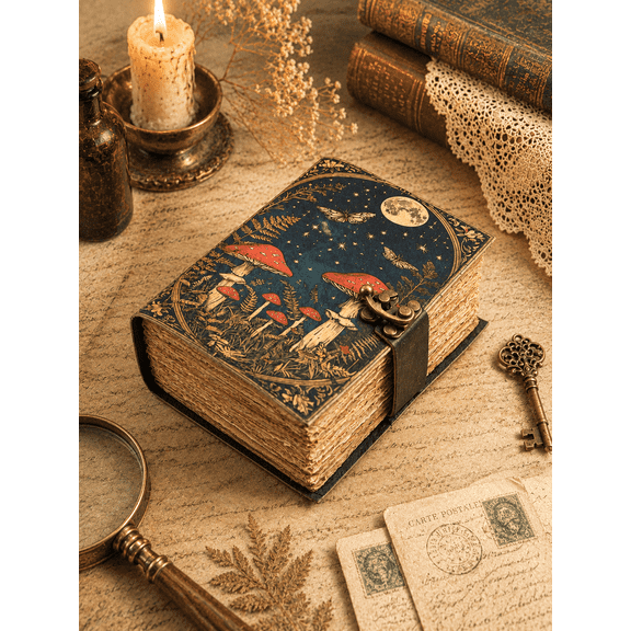 Handmade Superman Sign Embossed Leather Journal Notebook Unlined Paper, Brown Diary Notepad Gift 7 x 5 Inches (Brown)