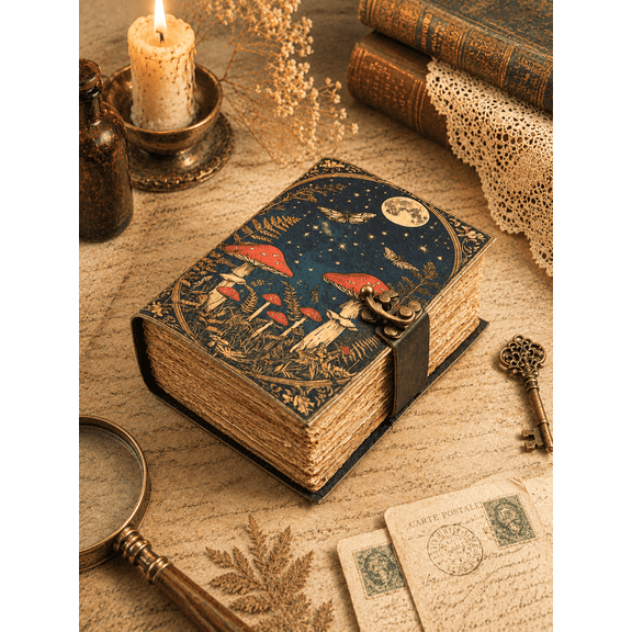 Handmade Superman Sign Embossed Leather Journal Notebook Unlined Paper, Brown Diary Notepad Gift 7 x 5 Inches (Brown)