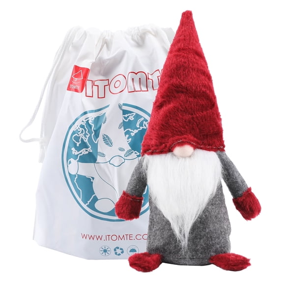 BFVV Handmade Swedish Tomte Santa Scandinavian Figurine Nordic Plush Elf Doll Gnome Ornaments Christmas Decorations Home Decor