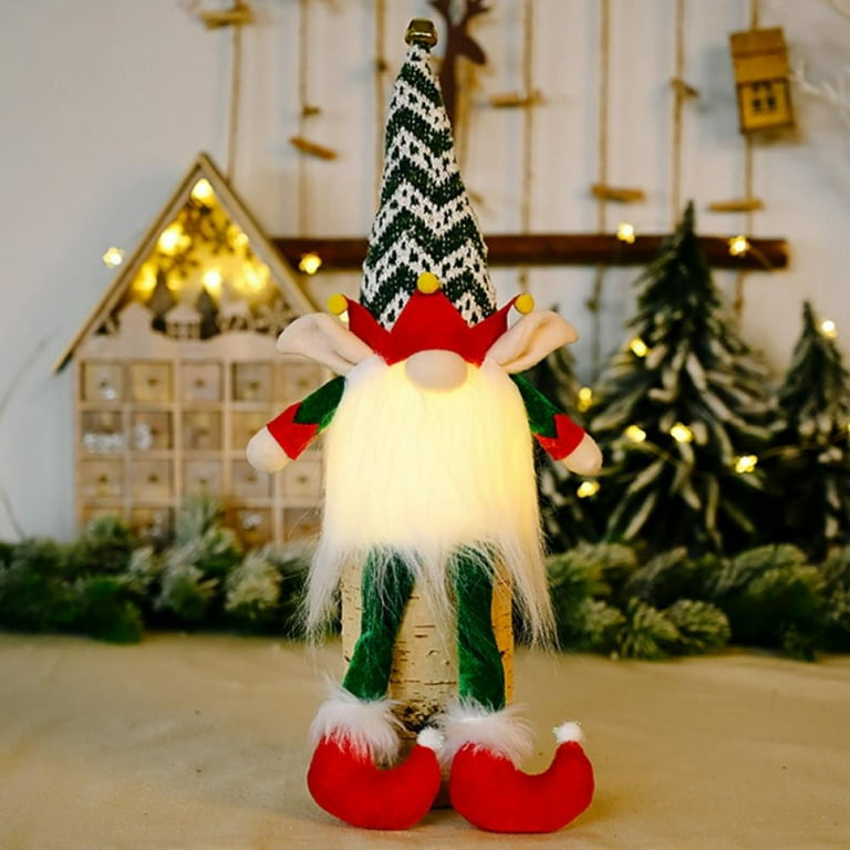 Happy Birthday Faceless Gnomes Doll with Cake, Plush Tomte Birthday Gifts  Handmade Scandinavian Party Hat Home Ornaments 