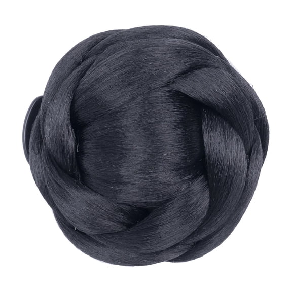 Handmade Synthetic Hair Braided Chignon Bun - Perfect for Weddings, Parties, and Daily Use