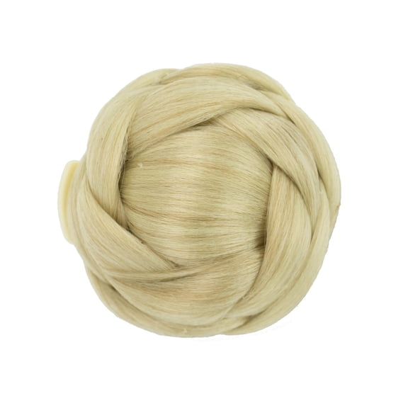 Handmade Synthetic Hair Braided Chignon Bun - Perfect for Weddings, Parties, and Daily Use