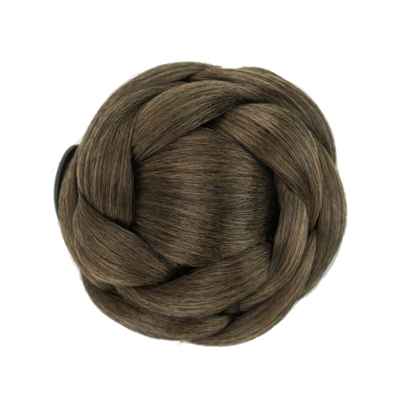 Handmade Synthetic Hair Braided Chignon Bun - Perfect for Weddings, Parties, and Daily Use