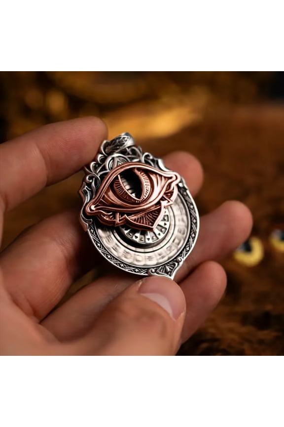 Handmade Tarot Visual Pendants with Smooth, Rotating Rotatable Symbol Pendants, Mysterious Divination Items for Spiritual Guidance and Gaining Insight into Fate, Promising Good Luck Repeatedly