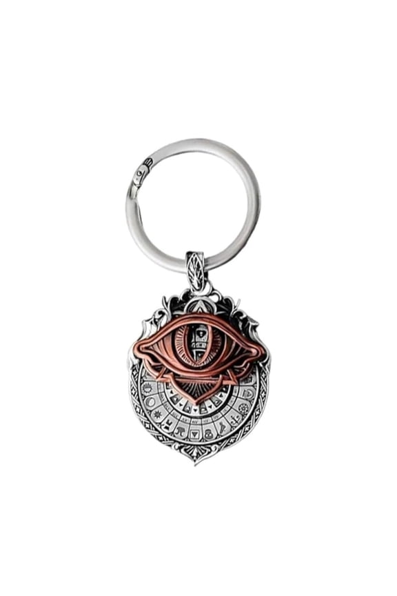 Handmade Tarot prescience Pendant: Combine to Cosmic Wisdom , Tarots Pendants Rotation, All-Seeing Eye Necklace, Large Amount Lovers Charms, Omniscient Eye Jewelry for Women Man