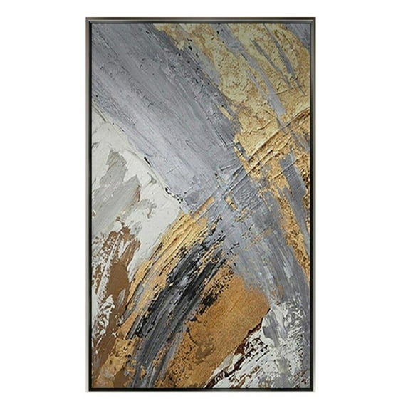 Handmade Textured Acrylic Textured 100% Hand Painted Oil Painting Wall Decor Abstract Geometry Wall Art Picture Living Room Porch