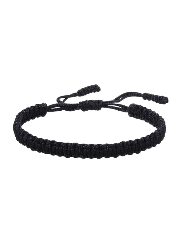 Handmade Tibetan String Bracelet Adjustable Woven Rope Knot Friendship Bracelet for Men Women Unisex Stylish Boho Jewelry