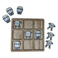 thumbnail image 1 of Handmade Tic Tac Toe - Old Fashioned Wooden Game Board, S'MORE DUDES, by Wilcor, 1 of 2