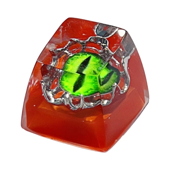 Handmade Translucent Cartoon Eye Resin Keycap for Mechanical Gaming Keyboard Accessories