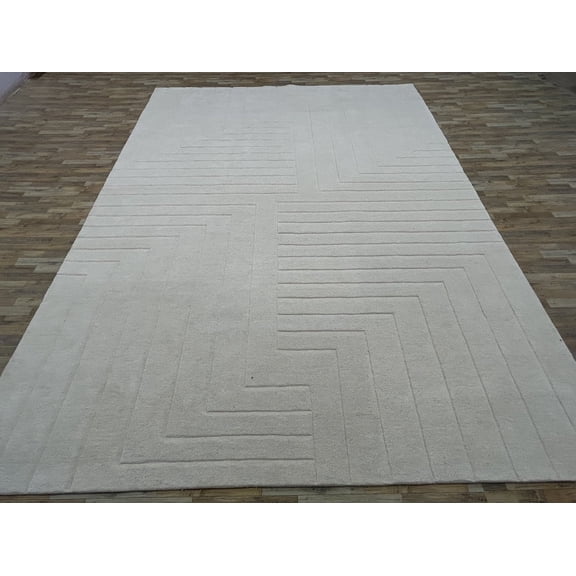 Handmade Tufted 100% Wool new flower design multi colour Area Rugs & Carpet (270 x 360 cm)