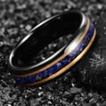 thumbnail image 1 of Handmade Tungsten Hawaii Koa Wood Domed Wedding Ring for Men Women Size 7-12, 1 of 1