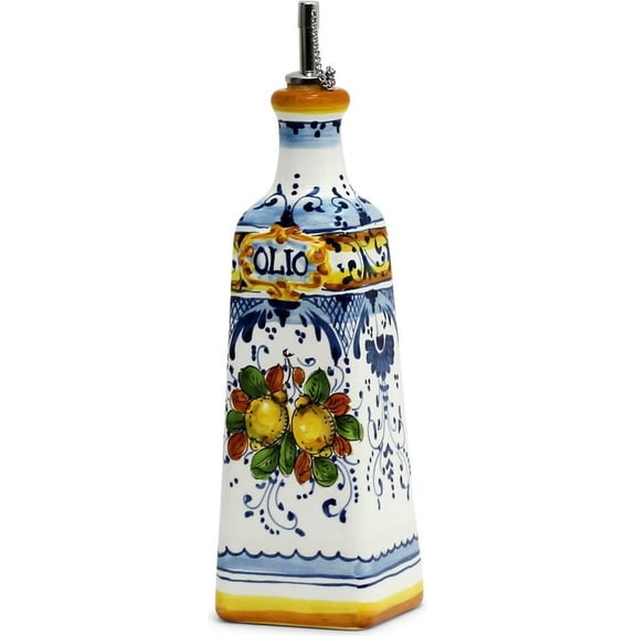 Handmade Tuscan Ceramic Olive Oil Dispenser
