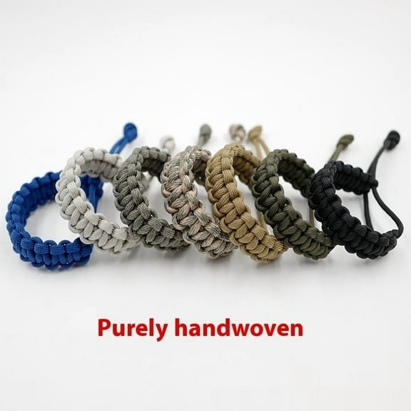 Handmade Umbrella Rope Woven Bracelet