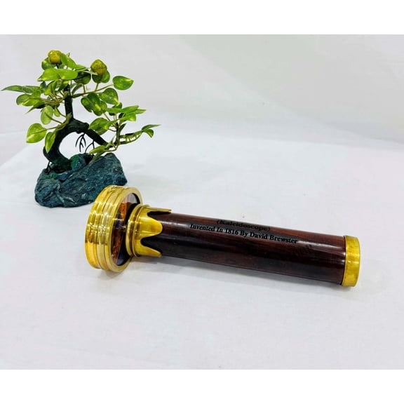 Handmade Unique Kaleidoscope Solid Kaleidoscope for Kids Kaleidoscope Kaleidoscope Brass Birthday Gift