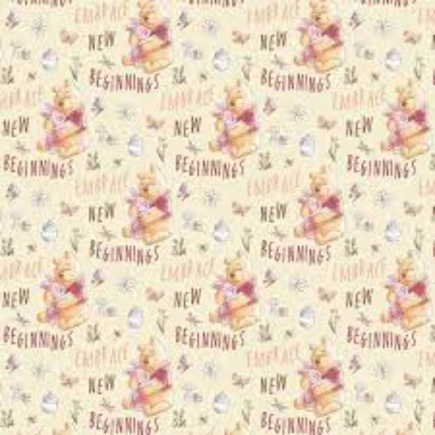 Handmade Valance or Curtain Panel Disney Winnie the Pooh New Beginnings