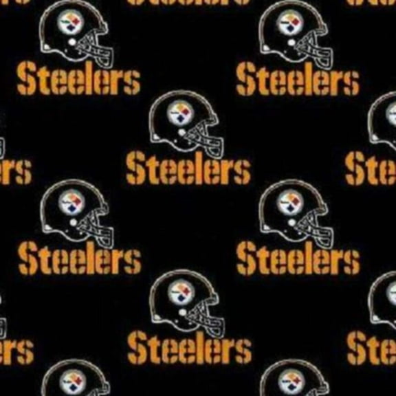 Handmade Valance or Curtain Panel Steelers
