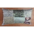 thumbnail image 1 of Handmade Vintage Patchwork Silk Kantha Quilt Sofa Throw Cushion Vintage Home Decorative Lumbar Boho Throw Pillow Cover, 1 of 2