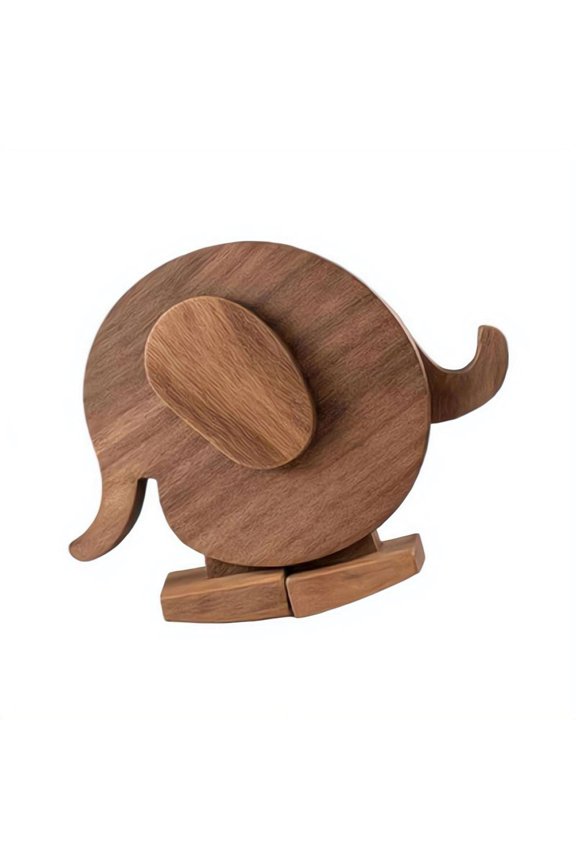 Handmade Walking Wooden Animals, Mechanical Ramp Walker Toys, Rabbit Elephant Turtle Balance Sculpture