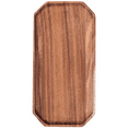 thumbnail image 1 of Handmade Walnut Wood Tray Irregular Shape Fruit Plate Snack Dish Tea Serving, 1 of 9