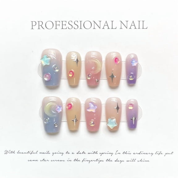 Handmade Wearing Nail Summer Sweet Bean Nail Enhancement