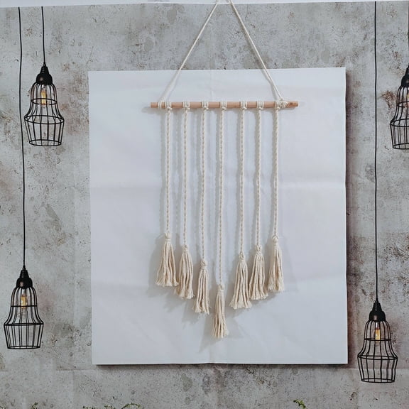 Handmade Weaving Creative Hair Accessories Rack Tassel Pendant Home Tapestry Photo Background Wall Decoration