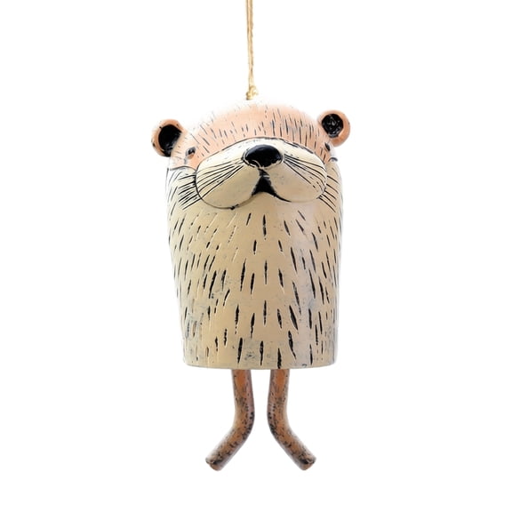 Handmade Whimsical Animal Wind Chime Ornaments, Cute Garden Animal Windchime Hanging Ornament, Outside Yard Home Porch Decorations Housewarming Birthday Gifts (A7)