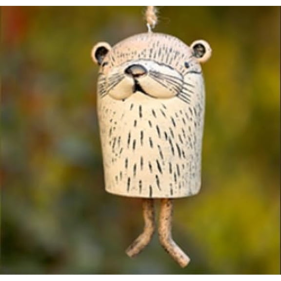 Handmade Whimsical Animal Wind Chime Ornaments, Cute Hanging Garden Decor, Handcrafted Forest Animal Ornament, Outside Yard Home Porch Decorations, Housewarming Birthday Gifts Style H