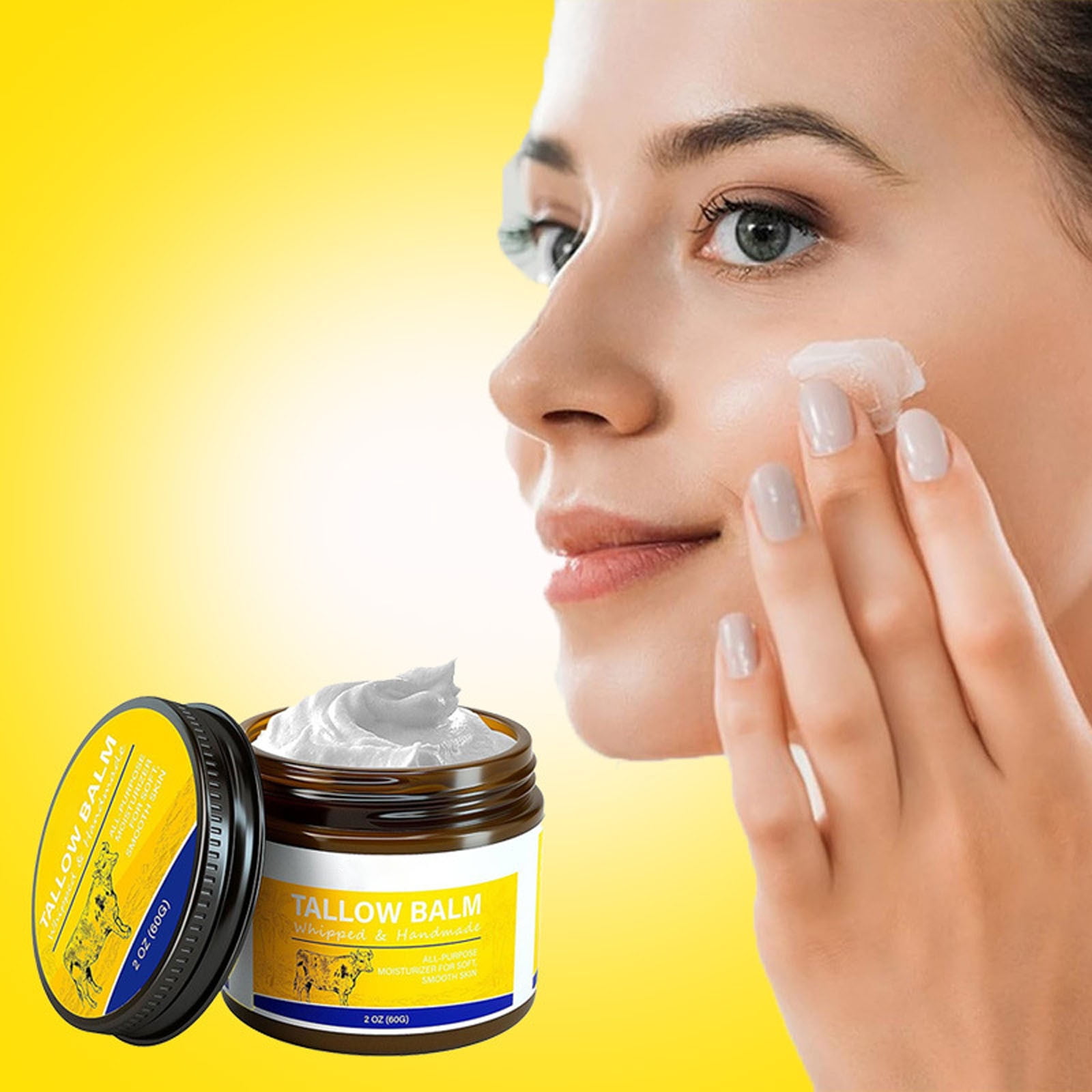 Handmade Whipped Peptides for Face Containers for Body Butter Gel Dry