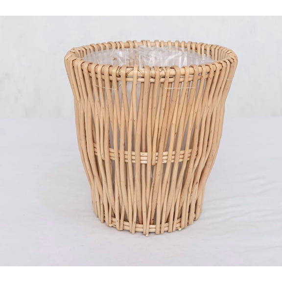 Handmade Willow Wicker Planter Basket Boho Rustic Home Decor