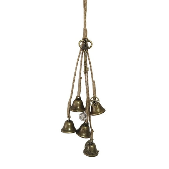 Handmade Witch Bells For Attracts Positive And Drive Out Negative Witchcraft Room Decor Witchy Decor Hanging Bells Gift